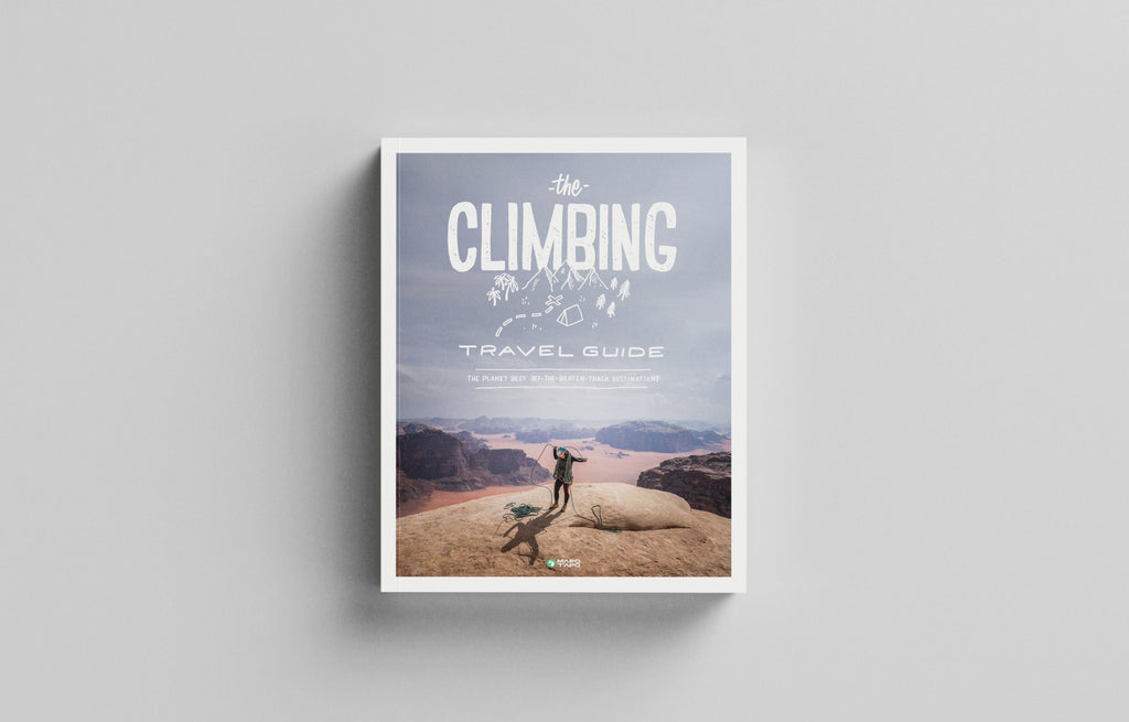 Front Cover of the Climbing Travel Guide Book - Low Gravity Climbing