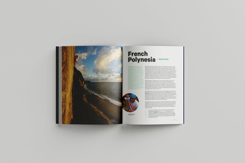 French Polynesia - The Climbing Travel Guide Book - Low Gravity Climbing