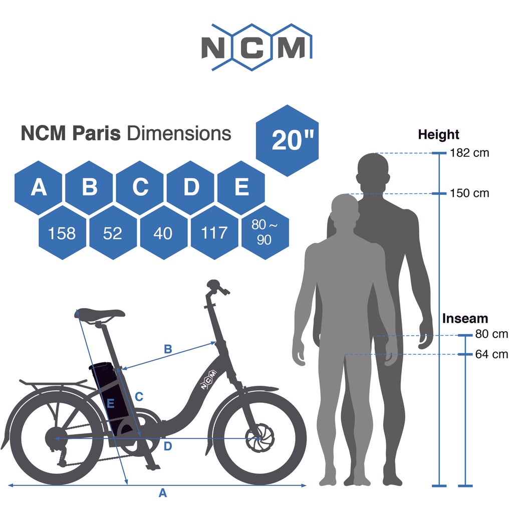 ncm folding e bike