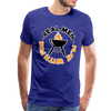 Real Men Play with Fire Funny BBQ Men's Premium T-Shirt - royal blue
