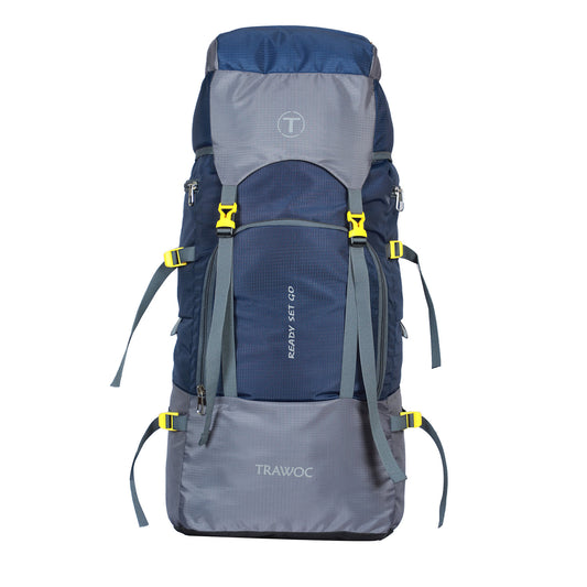 Trawoc Travel Backpack (65Ltr) | With Shoe Compartment | Trekking & Hiking  Rucksack