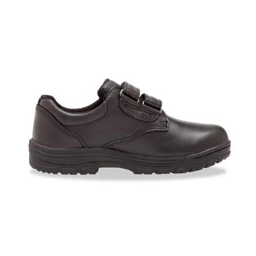 Ascent Black Leather School Shoes Lim's School Shoes