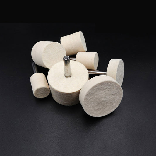 TSV Wool Felt Polishing Wheels, Wool Felt Grinding Bits, Polishing Points Set