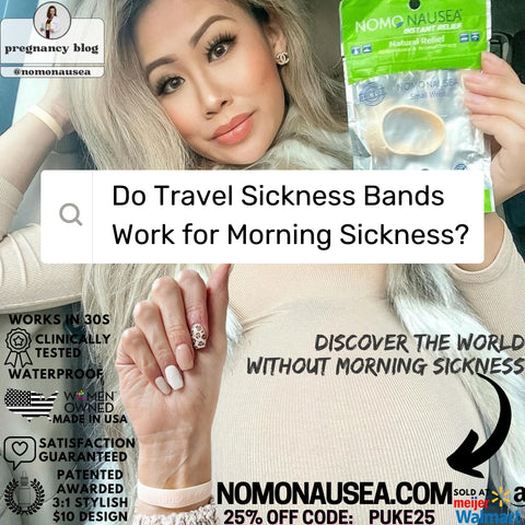 Can a bracelet stop morning sickness? NoMo Nausea morning sickness bands