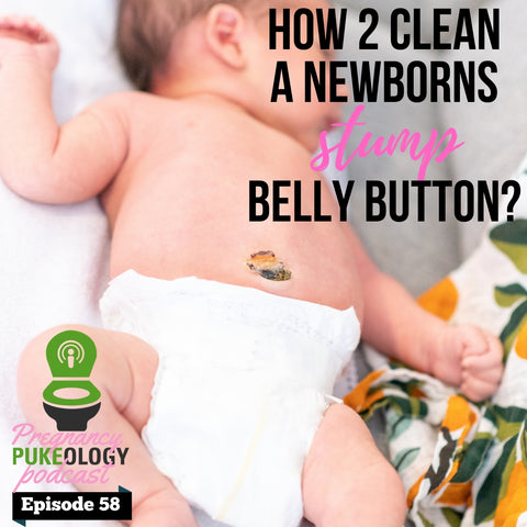 How to clean a newborns belly button stump
