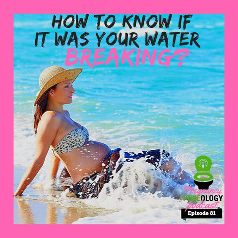 How to know if it was your water breaking? Image of a pregnant woman at the beach, sitting in the ocean, accompanied by our pregnant doctor and pregnancy podcast host as they address the question, 'How to know if it was your water breaking?' Gain expert guidance and practical insights on identifying the signs and symptoms of water breaking during pregnancy. This serene image signifies the calmness and clarity one seeks when distinguishing this significant event, inviting listeners to delve into the informative discussion offered by the knowledgeable hosts. How to stop nausea and vomiting in the delivery room? Dr. Darna, inventor of NoMo Nausea pregnancy bracelet describes how NoMoNausea.com can help in the Best Pregnancy Podcast Pukeology.