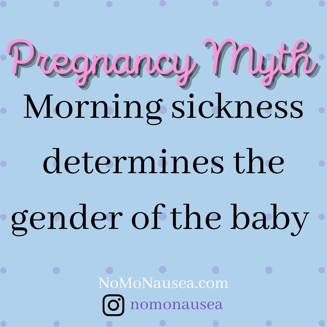 pregnancy myth morning sickness nomobands nausea gender of the baby pregnant