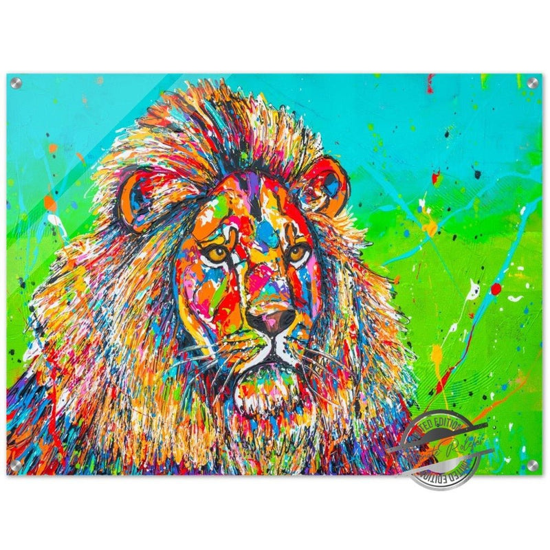 Art Print Lion - Happy Paintings