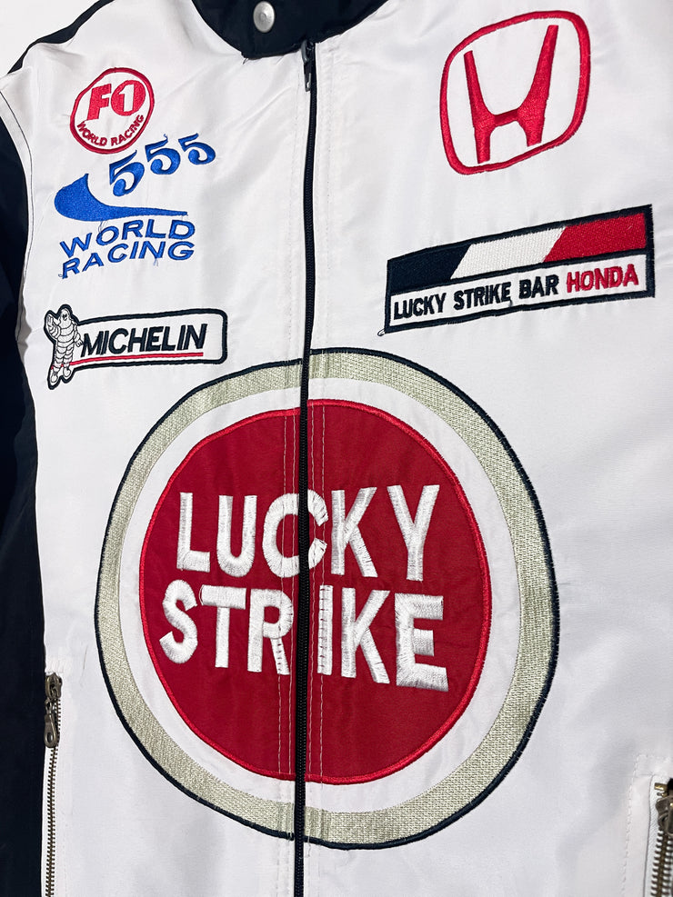 美品】LUCKY STRIKE HONDA B•A•R F1 ピットシャツ | clinvida.com.br