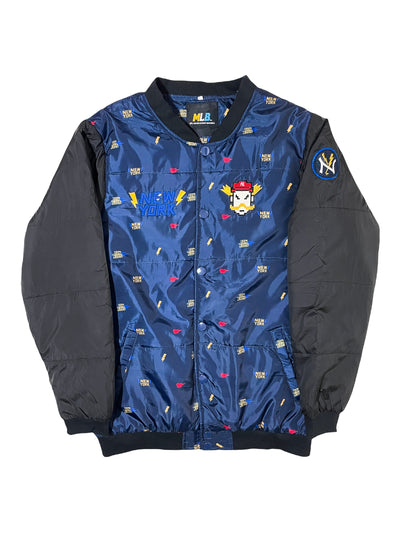 Mitchell & Ness, Jackets & Coats, Bape X Mitchell Ness Yankees Blue  Jacket