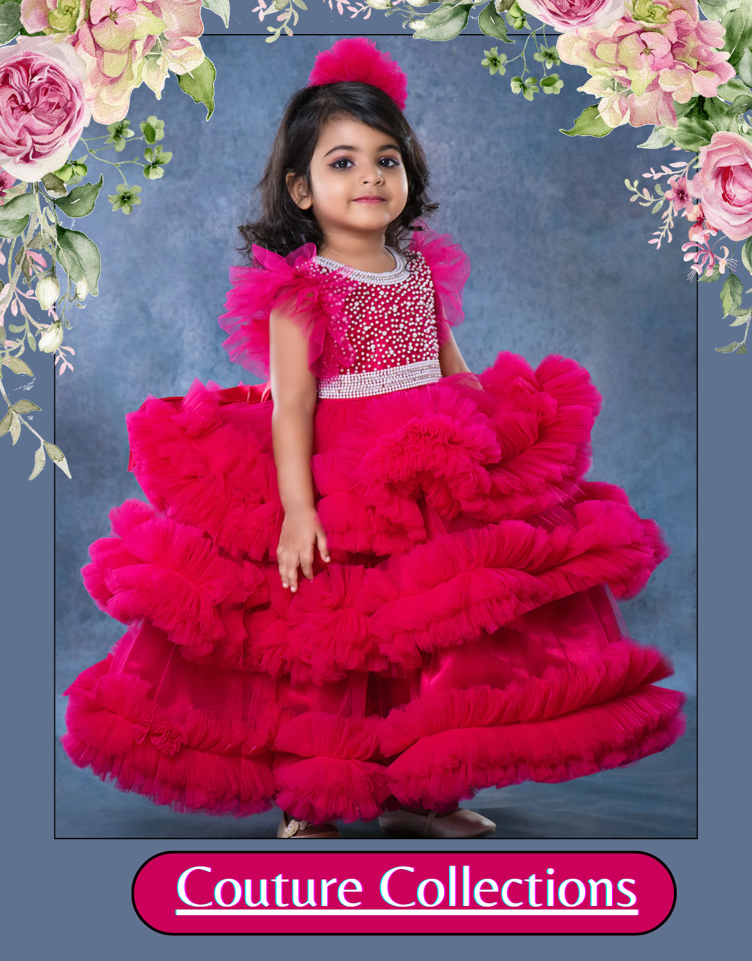 Pr***@***** whatsapp on 9391582894 | Simple gown design, Girls frock  design, Floral long frocks