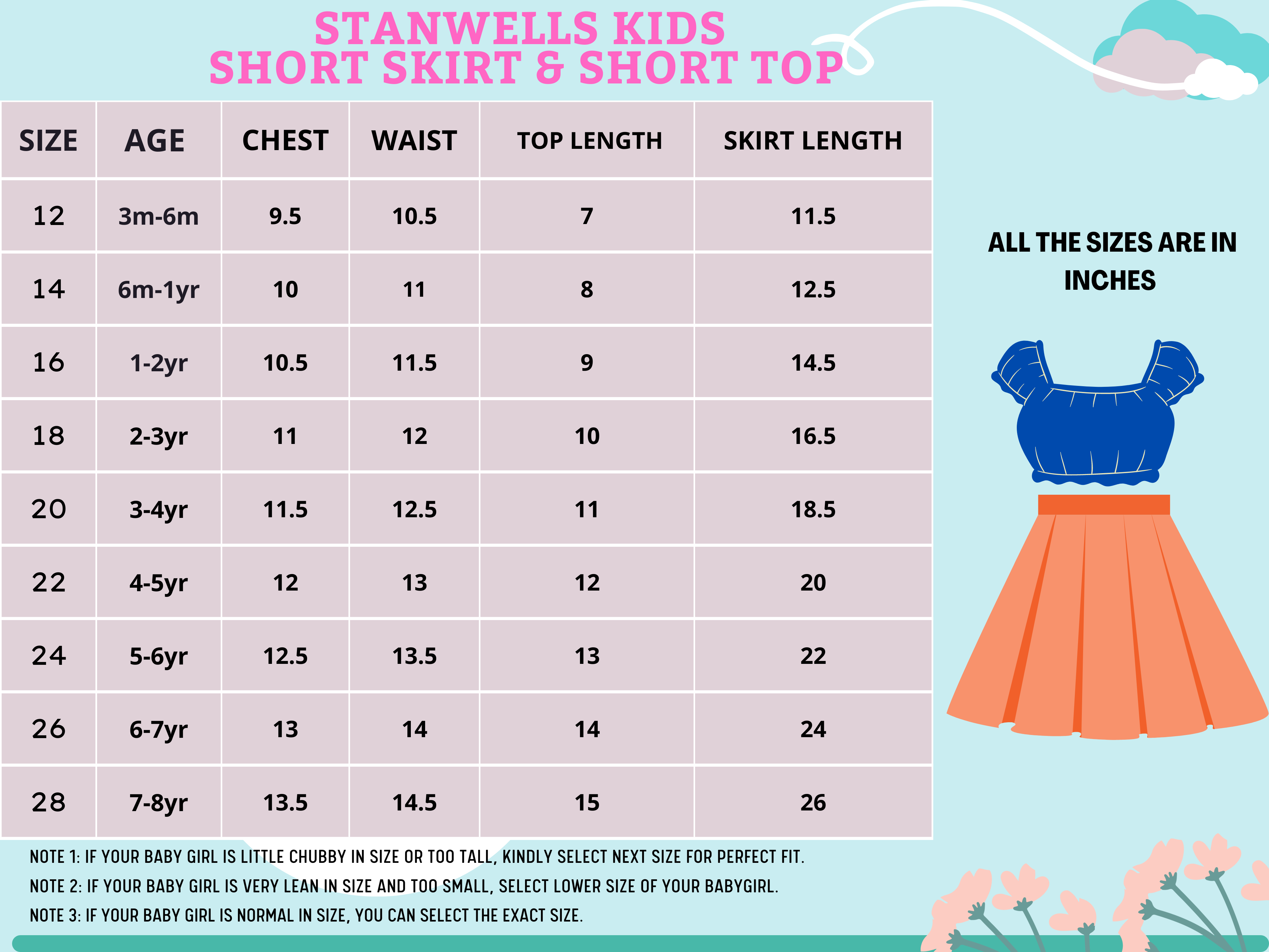 Shirt Skirt & Short Top