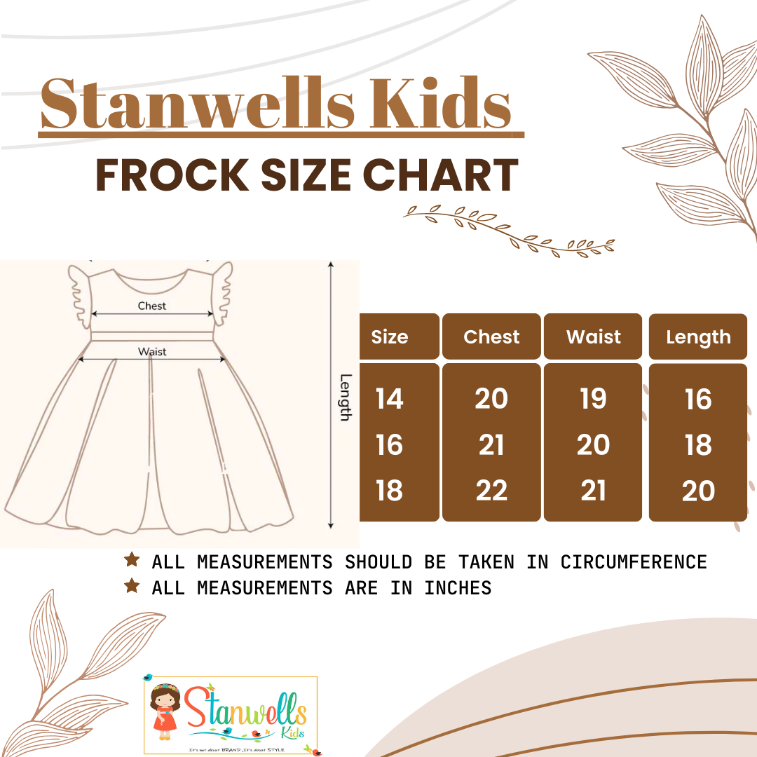 stanwells kids baby size chart