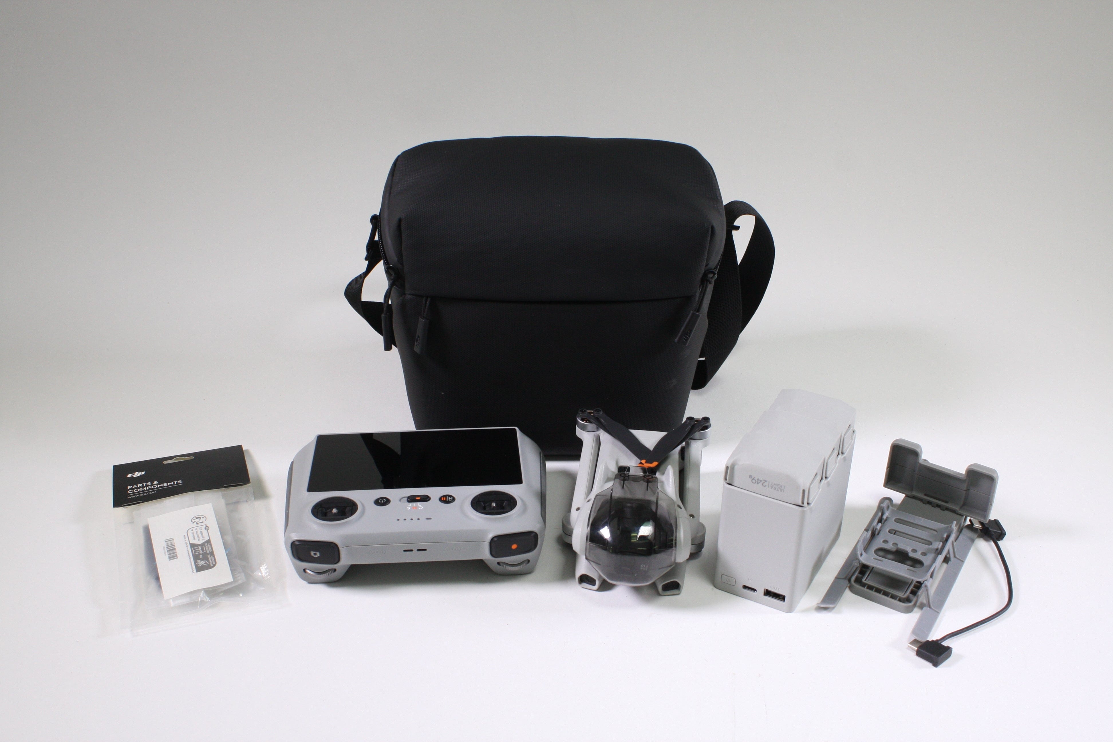 DJI Mini 3 Fly More Combo Drone and Remote Control with Built-in Screen
