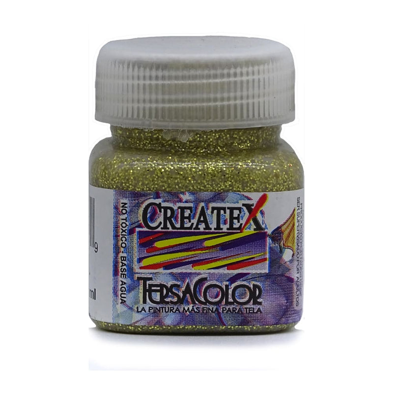 PINTURA TERSACOLOR CREATEX 30ML DIAMANTINA ORO