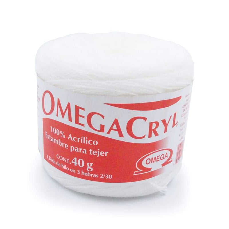 HILO OMEGACRYL 2/30 40G BLANCO #1