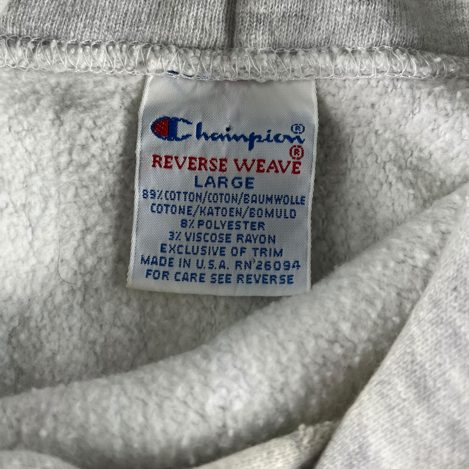 90s Champion Reverse Weave hoodie L – Gone Again Vintage