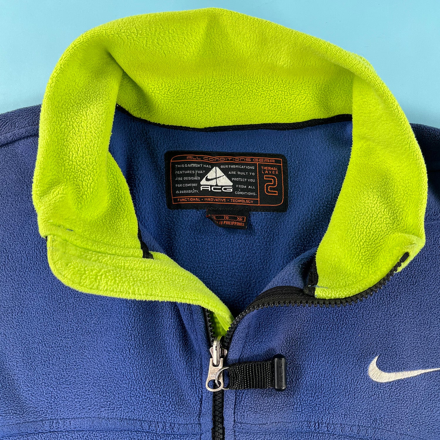 90s Nike ACG fleece vest XL – Gone Again Vintage