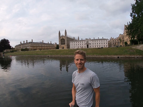 Paddle boarding the River Cam, King’s College Cambridge 