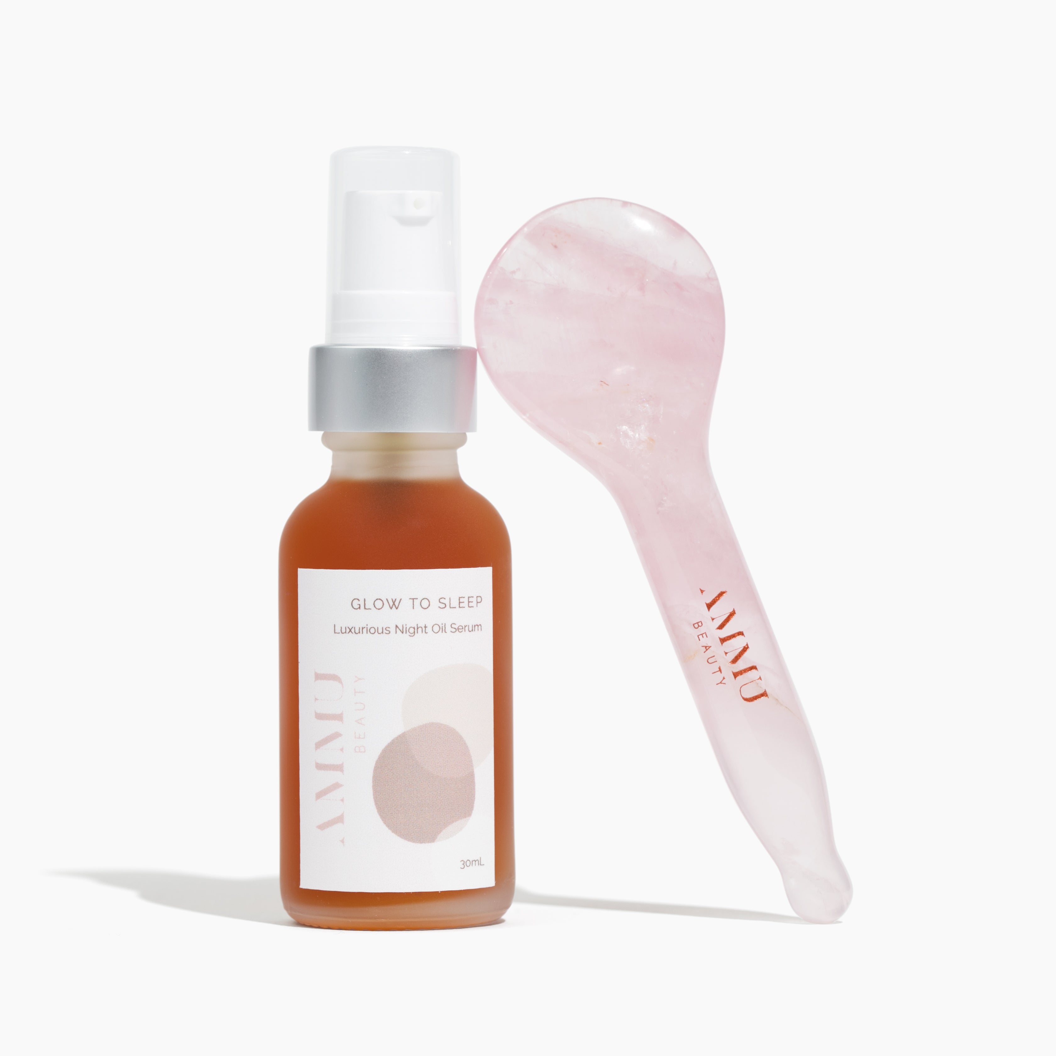 Glow And Sculpt Kit | Facial Oil + Sculpting Spoon - Ammu Beauty product image