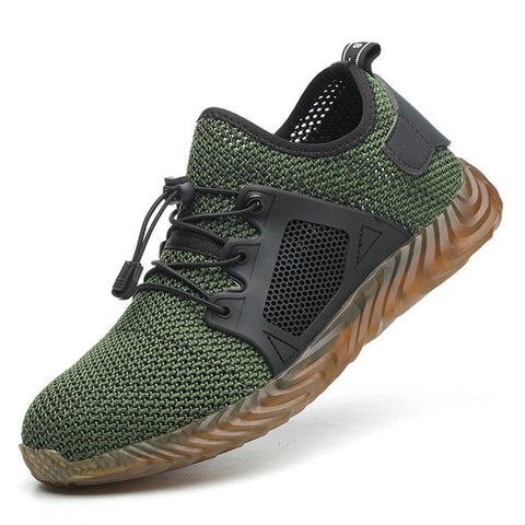 safety green sneakers