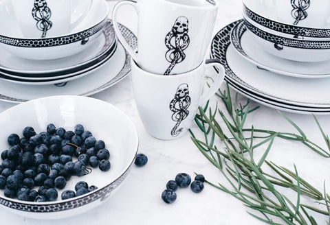 Harry Potter Voldemort's Death Eater Dinnerware Set