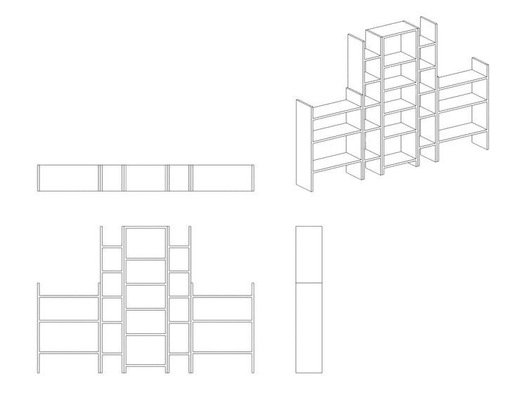 Lego Book Case - 24 Technical Specs