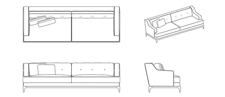 Technische specificaties van Otto Sofa