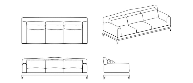 Luna Sofa Technical Specs