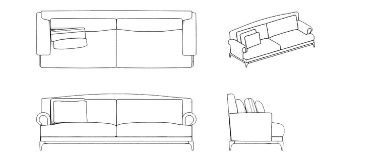 Harem Sofa Technical Specs