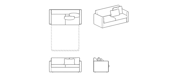 Foldi Pull Out Sofa Bed Technical Specs