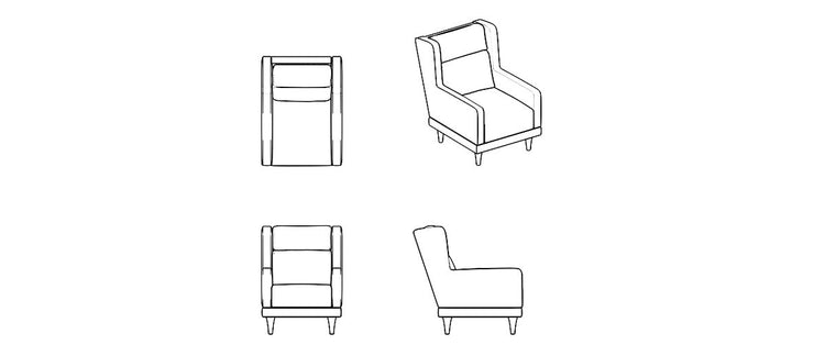 Lakoti Armchair Technical Specs