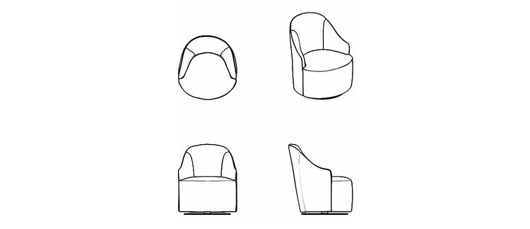 Tolina 360 Turning Armchair Technical Specs
