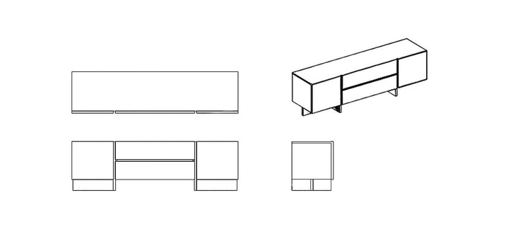 Paura Sideboard Technical Specs