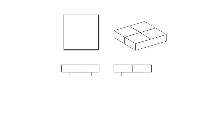 Rocco Coffee Table Technical Specs