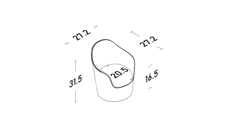 Ena Armchair Technical Specs