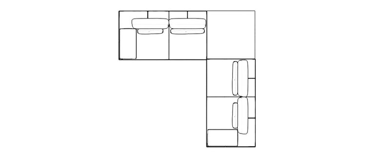 Mony Corner Wide Sofa with Coffee Table Technical Specs