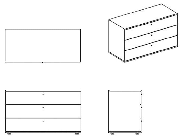Block Dresser 47,2'' Technical Specs