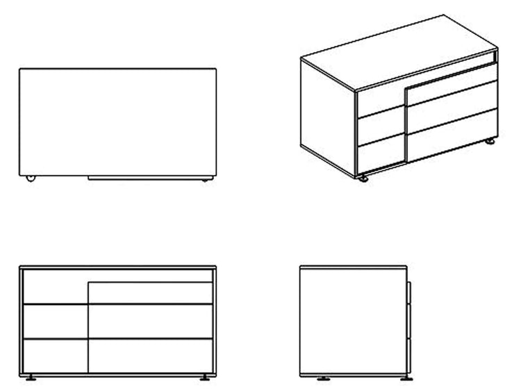 Piano Dresser 47,2'' Technical Specs