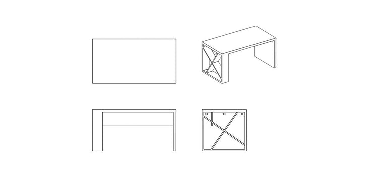 Viviana Desk Technical Specs