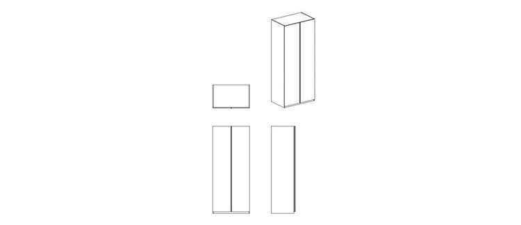 Split Wardrobe Wide Technical Specs