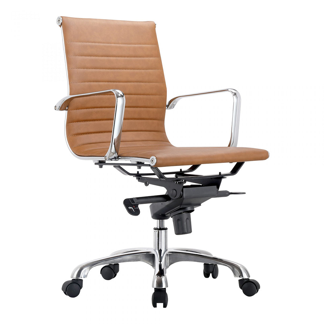 tan swivel desk chair