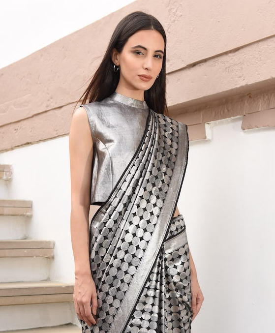 Madhuri Dixit in metallic silver saree steals the show in new pics. Nora  Fatehi reacts - India Today