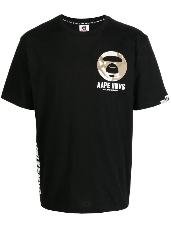 AAPE BY *A BATHING APE® logo-print T-shirt – TOPDROP-NEWYORK