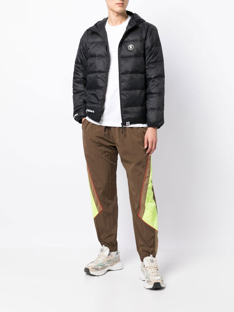 AAPE BY *A BATHING APE® logo-patch down jacket – TOPDROP-NEWYORK