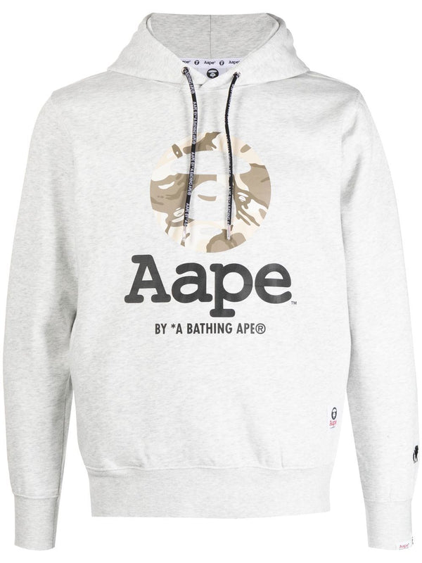 AAPE BY *A BATHING APE® graphic-print cotton-blend Hoodie