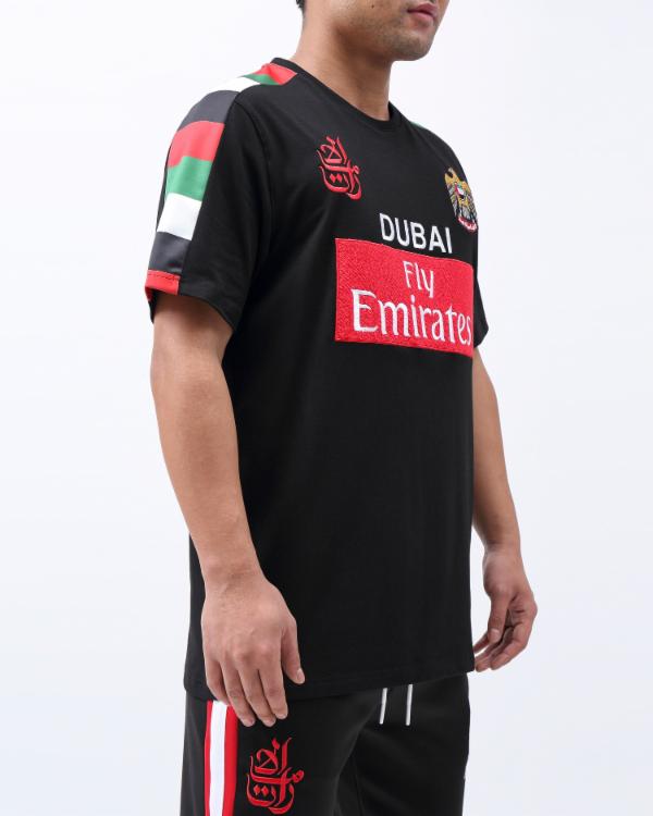 fly emirates jersey black