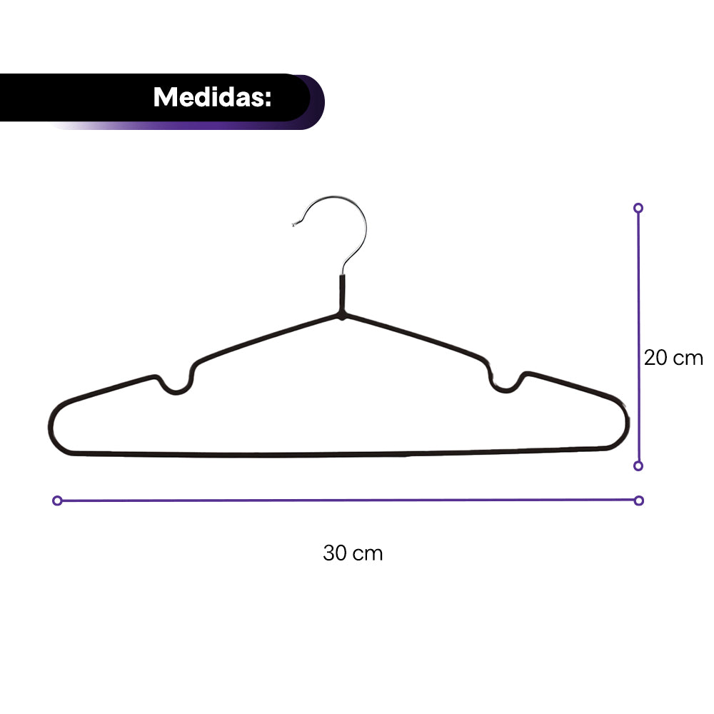 Introducir 48+ imagen medidas de ganchos para ropa