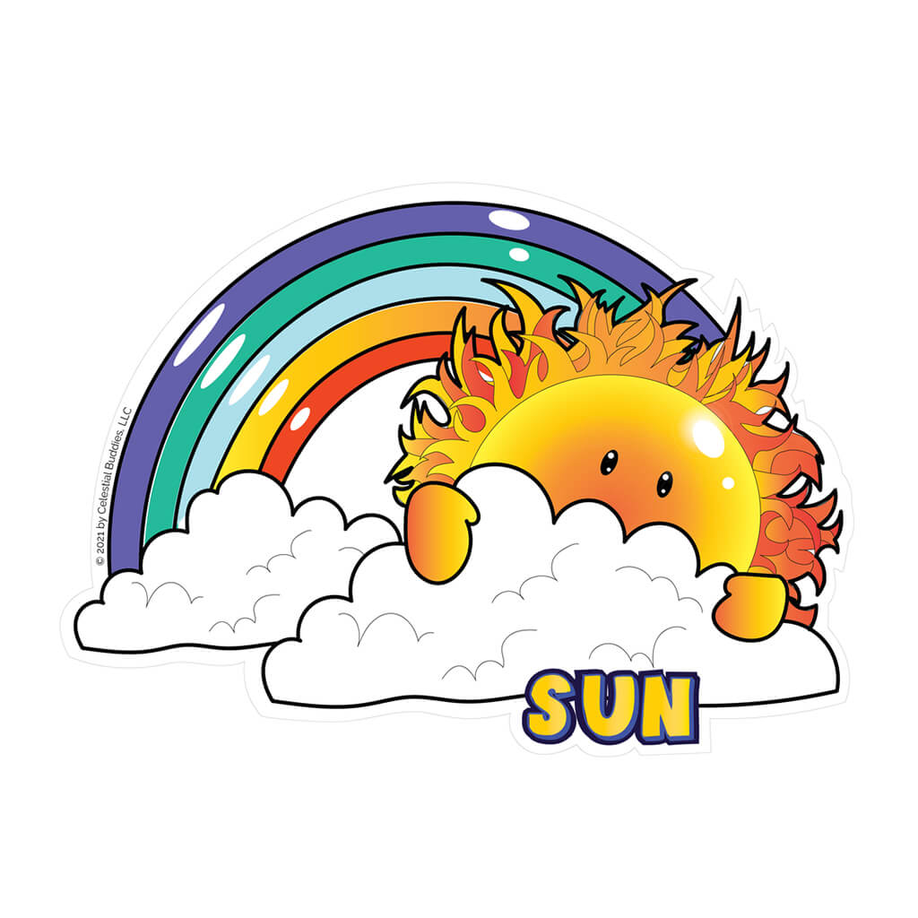 Sun Vinyl Sticker - Celestial Buddies