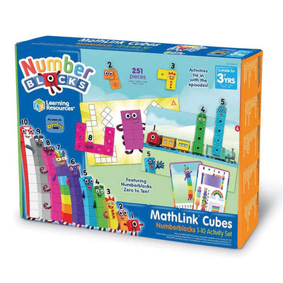 Numberblocks Mathlink Maths Cubes 1-10 Early Years Activity Set